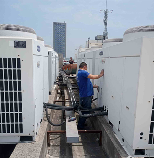 桂林市中央空调制热和不制冷系统维修方法